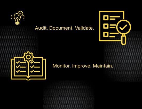 Audit, document, validate, monitor, improve, and maintain deliverables overview
