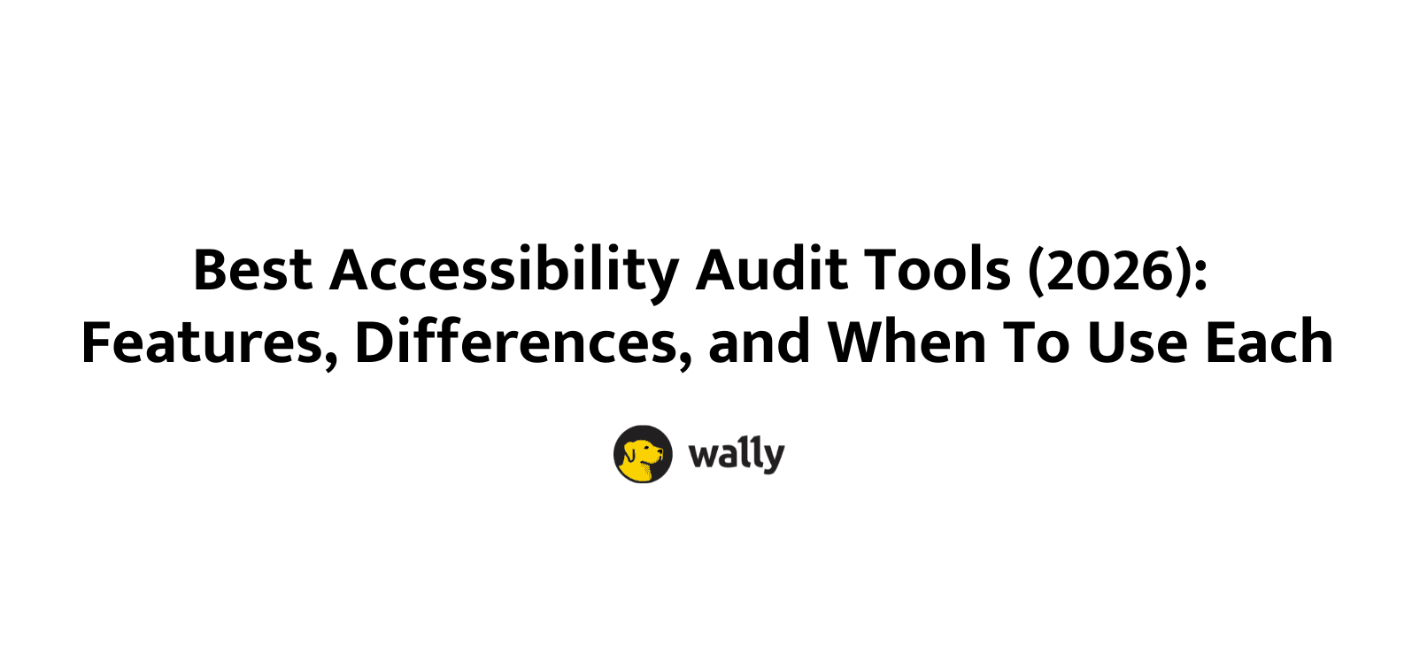 Best Accessibility Audit Tools 2026: Features, Differences, and When To Use Each